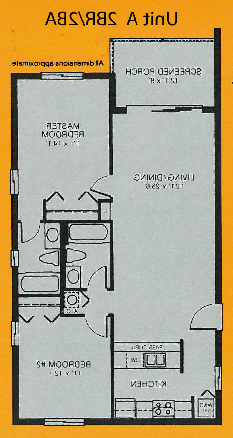 Floor Plan for Tennis Villa 4505 at the Indian River Plantation Resort