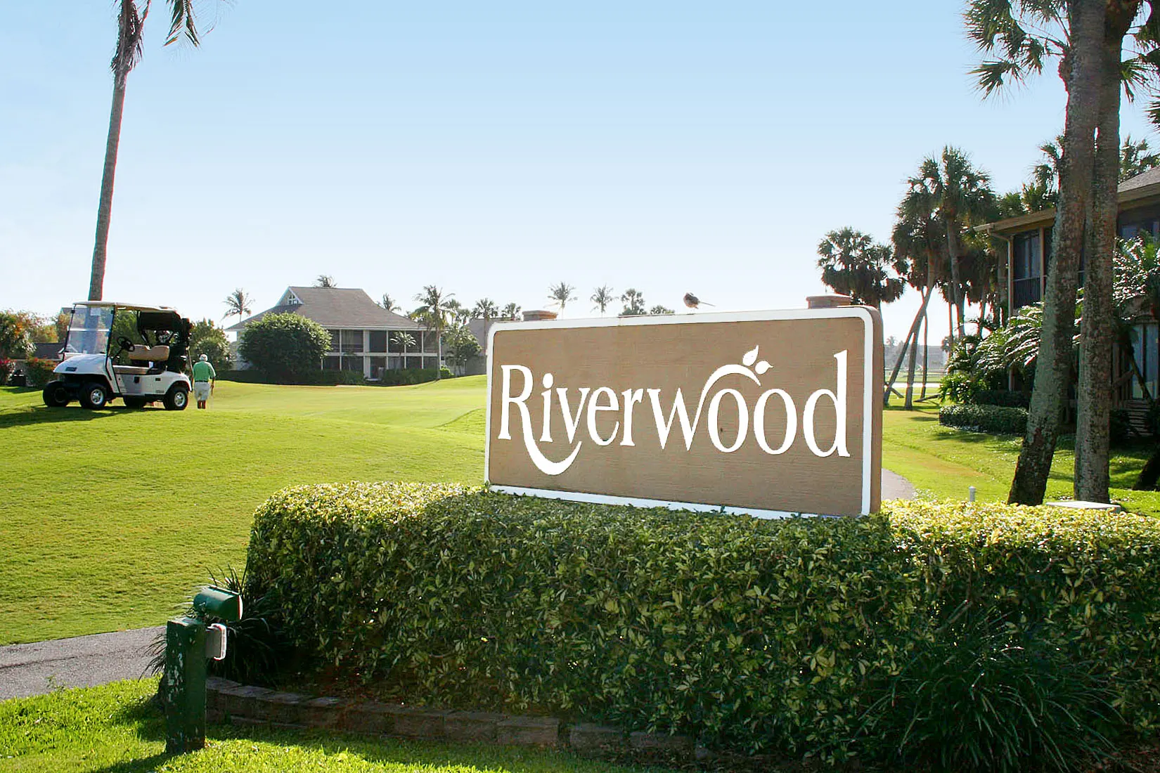 Riverwood Entrance Sign