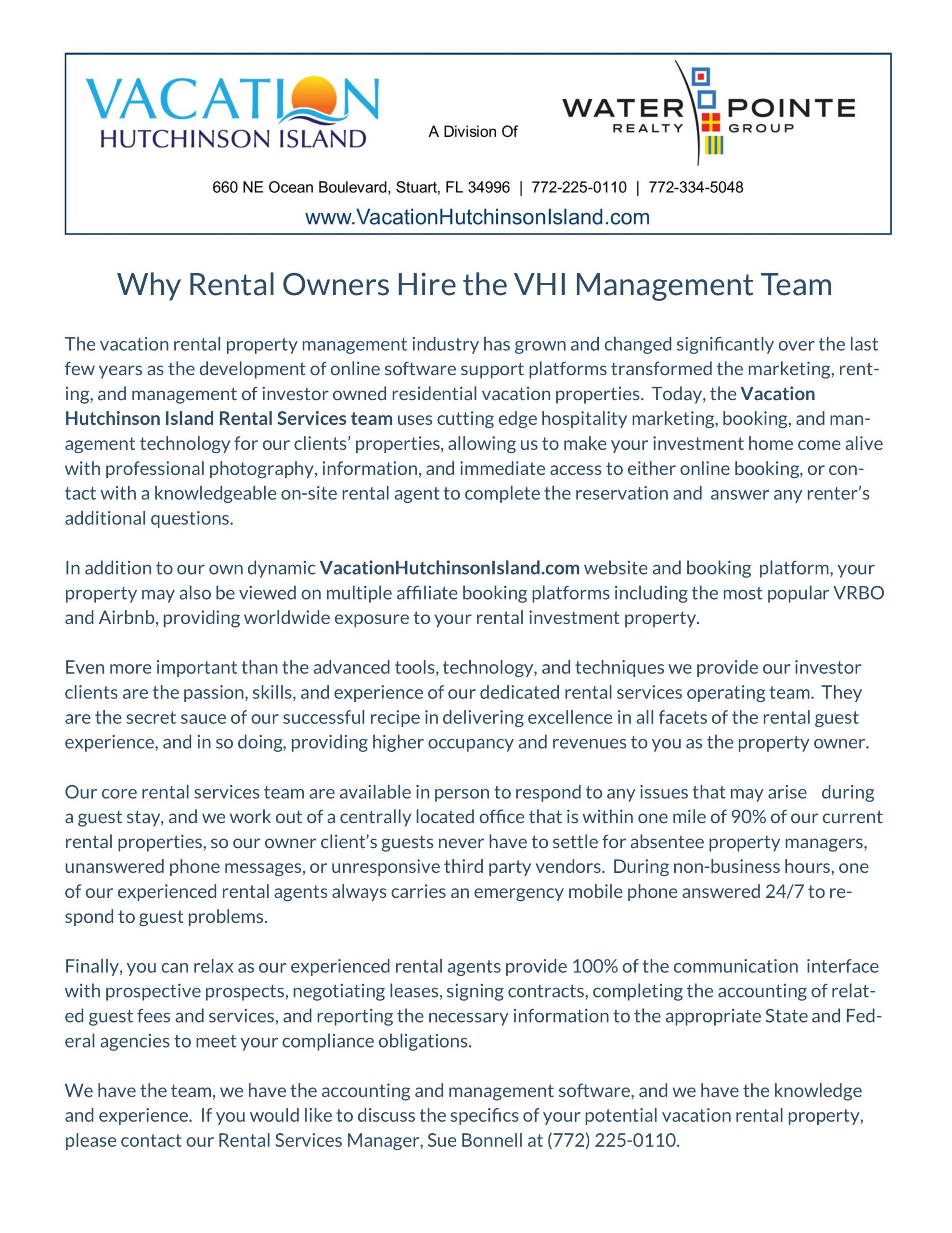 Why Hire VHI